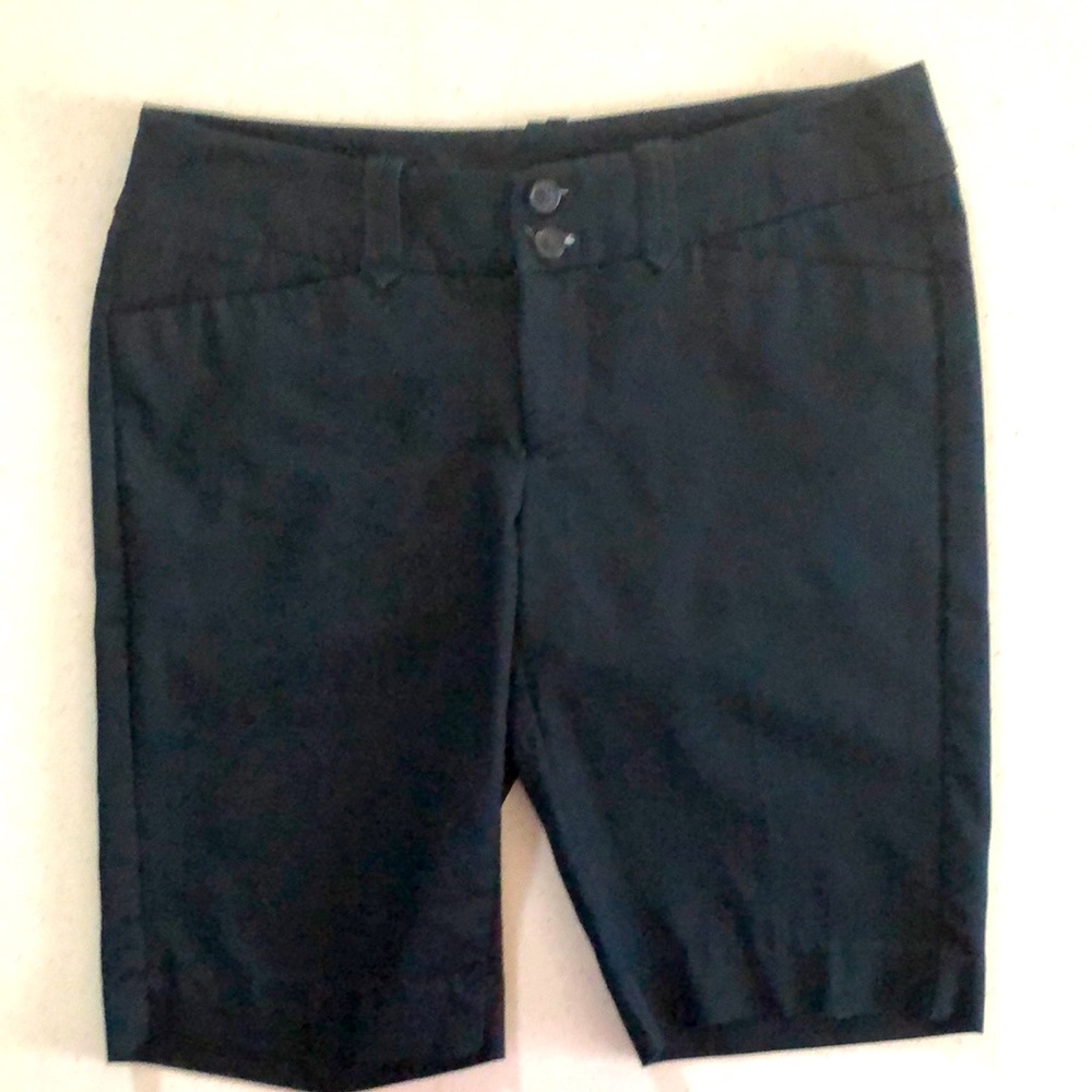 Dark Navy Mossimo Stretch Shorts